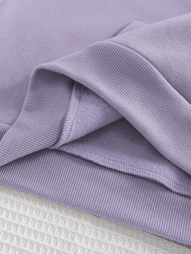 Ezwear sudadera con capucha casual de mujer con estampado de lema de mariposa, otono/invierno
