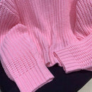Frenchy cardigan de manga larga suave y acogedor, de corte holgado y estilo informal, a la moda y versatil, de longitud cropped, para mujer