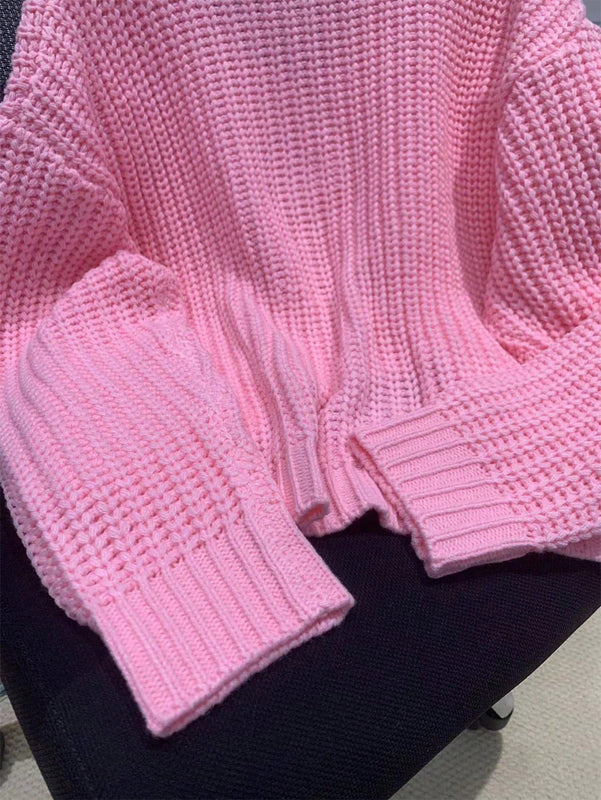 Frenchy cardigan de manga larga suave y acogedor, de corte holgado y estilo informal, a la moda y versatil, de longitud cropped, para mujer