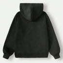 Ezwear sudadera holgada casual de cuello alto con media cremallera, estampado de la letra california, color blanco, con cordon ajustable, esponjosa y gruesa, apropiada para otono/invierno