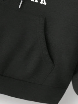Ezwear sudadera holgada casual de cuello alto con media cremallera, estampado de la letra california, color blanco, con cordon ajustable, esponjosa y gruesa, apropiada para otono/invierno