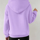 Moosta sudadera con capucha y cordon mujer, estampado "overrensando", otono