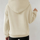 Moosta sudadera con capucha y cordon mujer, estampado "overrensando", otono