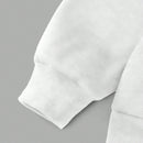 Ezwear sudadera holgada casual de cuello alto con media cremallera, estampado de la letra california, color blanco, con cordon ajustable, esponjosa y gruesa, apropiada para otono/invierno