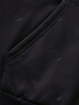 Sudadera con capucha de manga larga con bolsillo y forro polar, estampado grafico con reno de navidad, calida para otono/invierno para mujer