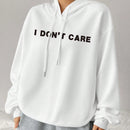 Essnce sudadera holgada con capucha, de manga larga, con estampado minimalista casual para mujer, otono/invierno