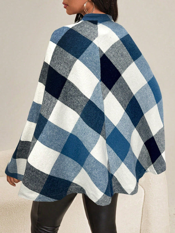 Lady abrigo de mujer de manga larga con cuello alto, botones dorados, estilo elegante para ocasiones casuales, de fiesta, boda, de oficina, en otono e invierno, en colores negro, blanco y gris, talla grande, nuevo.