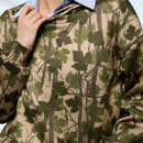 Muchic sudadera con capucha con estampado de leopardo minimalista informal, impreso en toda la prenda, otono invierno