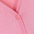 Yesfashion sueter tipo cardigan informal de punto con mangas 3/4 y corte tipo bolero abierto al frente para mujer