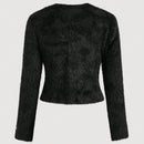 Aveloria rosie elegante y chic cardigan suelto con adorno de strass esponjoso