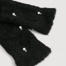 Aveloria rosie elegante y chic cardigan suelto con adorno de strass esponjoso