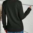 Sueter tipo cardigan de punto de manga larga para mujer, basico, cuello en v, botones, prendas de punto, tops de invierno