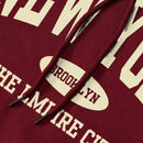 Essnce sudadera con capucha informal con cordon y estampa de letras, talla grande, para otono/invierno