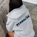 Sudadera casual de mujer nueva para invierno 2024 con estampado de eslogan, bolsillo tipo canguro y cordon, combinando moda y funcion: una sudadera de mujer adecuada para usar en capas, hacer ejercicio o relajacion casual