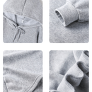 Sudadera casual de mujer nueva para invierno 2024 con estampado de eslogan, bolsillo tipo canguro y cordon, combinando moda y funcion: una sudadera de mujer adecuada para usar en capas, hacer ejercicio o relajacion casual