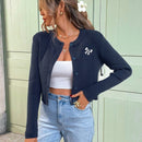Vcay cardigan grande de manga larga con cuello en v y rayas, estilo vacacional