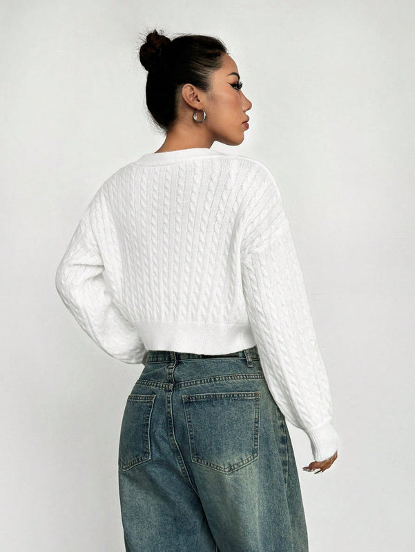 Moosta blusa casual de manga larga con botones de un solo color para uso diario de mujer