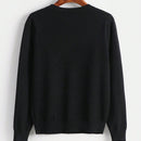 Essnce cardigan suelto y casual de mujer de un solo abotonado, de color liso, manga larga, para otono/invierno