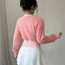 Prive cardigan casual de mujer con escote en v, simple y de moda para el uso diario