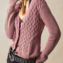 Bohemela cardigan corto de estilo vintage para mujer, informal/de vacaciones