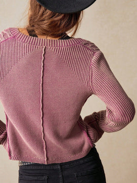 Bohemela cardigan corto de estilo vintage para mujer, informal/de vacaciones