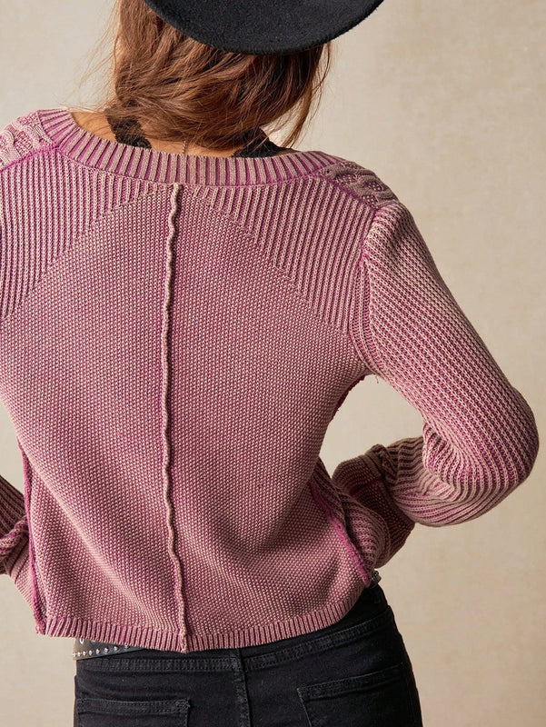 Bohemela cardigan corto de estilo vintage para mujer, informal/de vacaciones