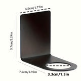 1pc Estante de Almacenamiento de Acero Inoxidable para Baño Montado en la Pared, Soporte para Champú, Jabón y Gel de Ducha sin Taladro con Barra para Toallas, Estante Multifuncional para Cocina y Baño, Ganchos de Utilidad