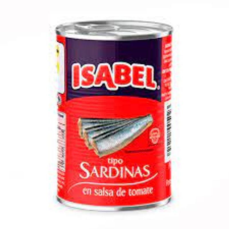 SARDINA ISABEL 156G S/TOMATE TINAPA