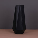 1 unidad Jarrón geométrico contemporáneo de flores, plástico resistente a los golpes, decoración de estilo europeo, ornamento multiusos seco y húmedo, accesorio de decoración para el hogar - Colores surtidos