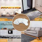 12 Pinzas Para Alfombras, Doble Cara Antideslizante Para Alfombras, Cinta Adhesiva Para Alfombras, Alfombra Lavable, Cinta Para Alfombras, Pinza Lateral De Esquina Para Suelos De Madera Dura Y Azulejos