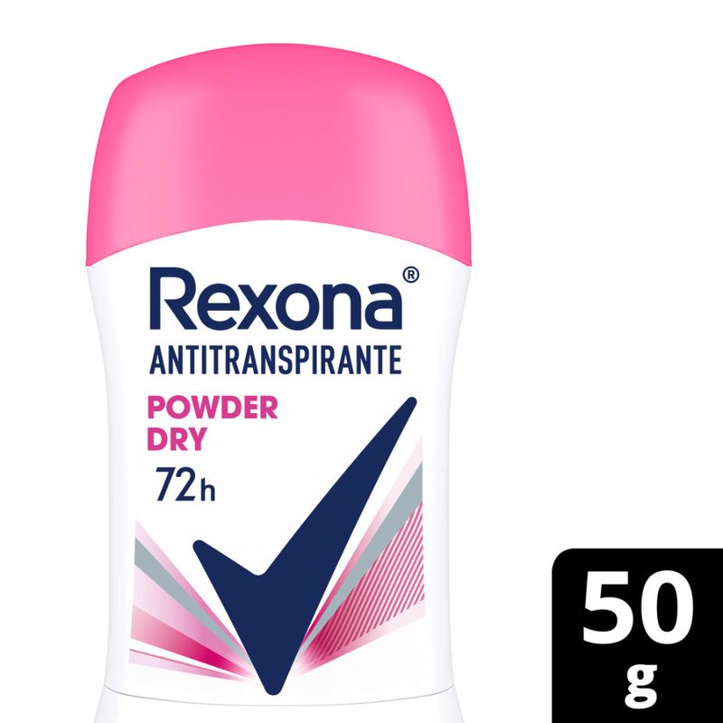 DESOD REXONA POWER DRY 50GR  BARRA