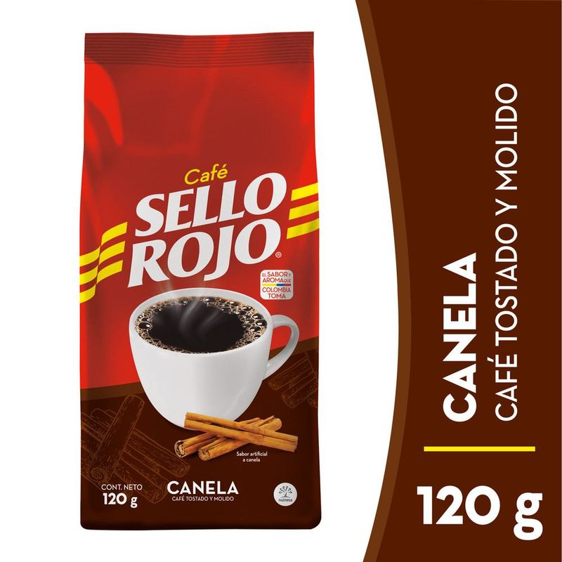 CAFE SELLO ROJO 120G CANELA