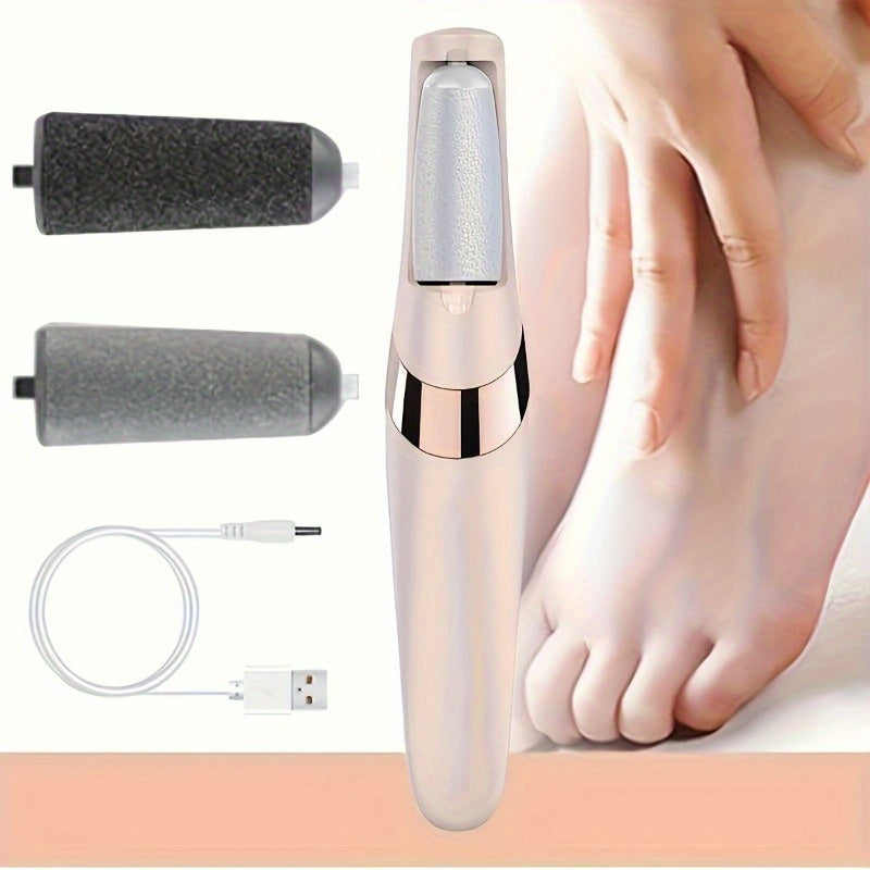 Popular Eliminador Eléctrico USB - Set de Lima Automática y Herramienta para Pedicura, Multifuncional y Práctico, Ideal para Fiestas como Navidad, Halloween, San Valentín, etc., Adecuado para Pies y Manos, Amoladora Eléctrica para Suelos Suaves