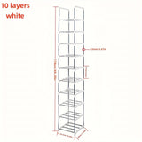 1pc Zapatero de 10 Niveles, Zapatero para Entrada, Almacenamiento Sencillo de Zapatos en Casa, Estante Multifuncional Ahorra Espacio, Adecuado para Puerta, Dormitorio, Baño, Oficina, Pasillo, Apartamento, Residencia Estudiantil, Garaje, etc. Regalos de H