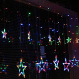 Extensión Luces Led Estrella X6 Metros Luz Navidad Multicolor RF 2097