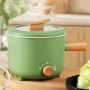 Cocina eléctrica para pot y fideos, sartén eléctrica de doble calor de conservación, antiadherente, multiusos para freír, cocinar a fuego lento y hervir, fácil de limpiar, conducción de calor rápida, experiencia de cocina duradera y resistente a altas te
