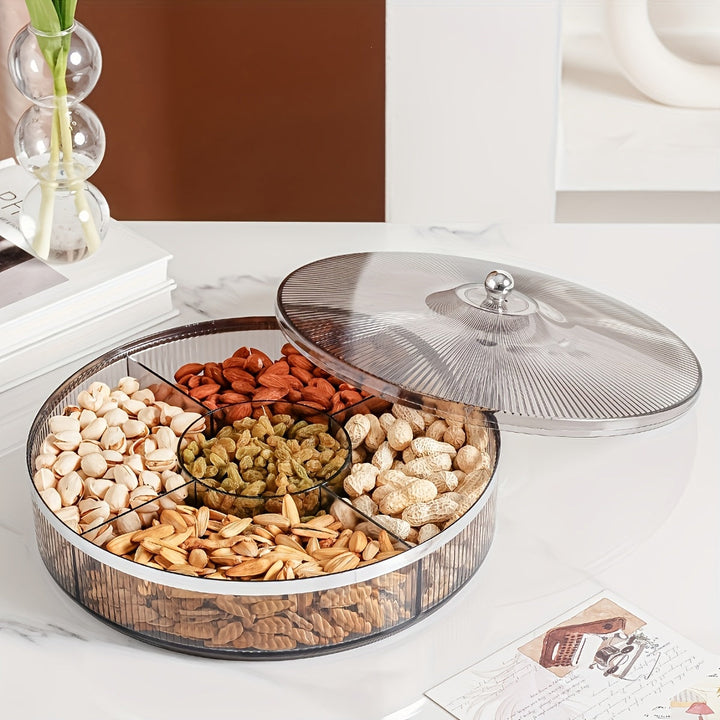 Tarro de Dulces de 10.92 Pulgadas con Tapa - Ideal para Snacks, Frutas y Decoración del Hogar | Recipiente Duradero de Gran Capacidad, Perfecto para Fiestas y Celebraciones, Adecuado para Halloween y Navidad