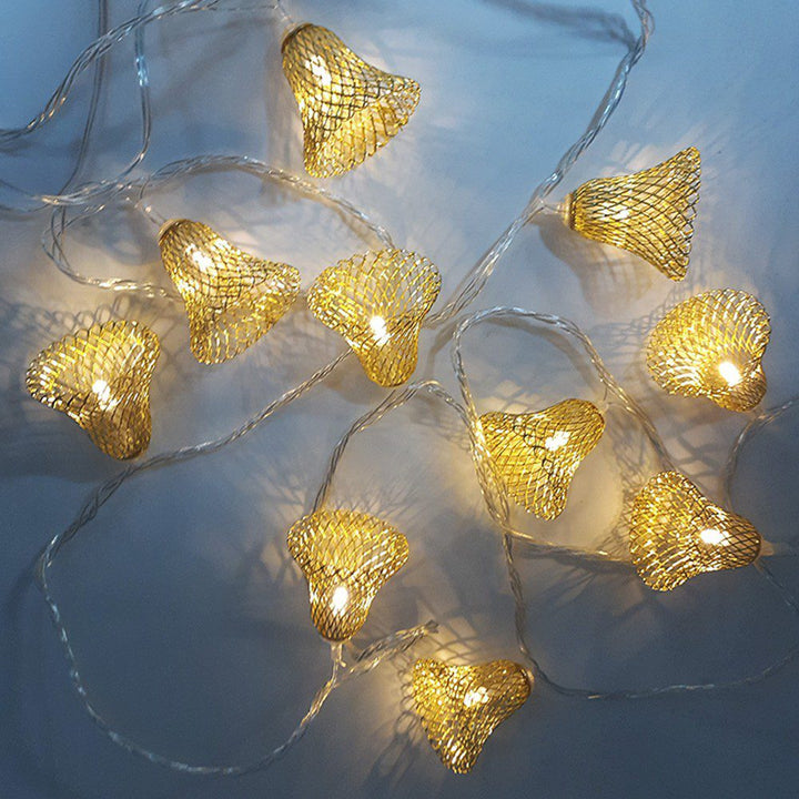 Extensión Luces Campana Metal 180cm Led X10  ZE041