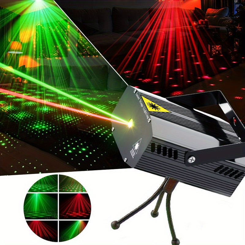 Proyector de luz láser, patrón de cielo estrellado, negro/azul, acabado cepillado, alimentado por USB, 36V máximo, cuerpo de aluminio, <0,4mW, accesorio de iluminación de escena para equipo de sonido en vivo