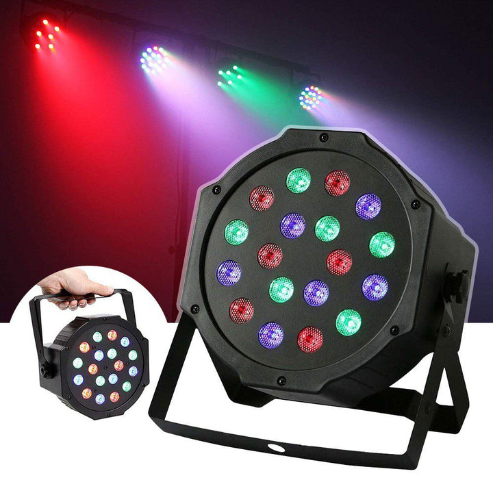 Luz led Audio Rítmica Fiestas Discotecas Multicolor RF 432