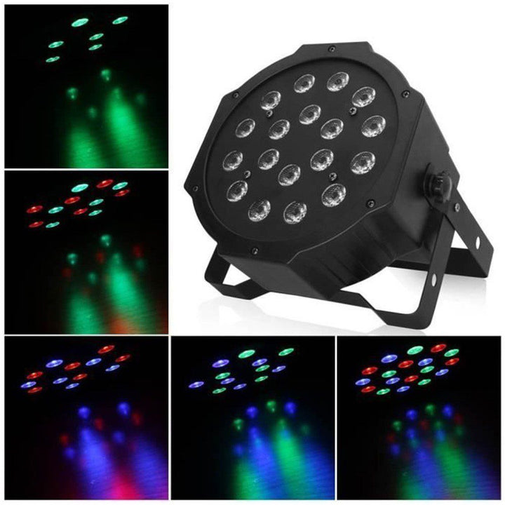 Luz led Audio Rítmica Fiestas Discotecas Multicolor RF 432