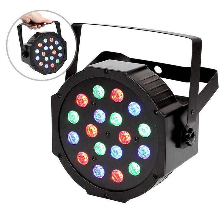 Luz led Audio Rítmica Fiestas Discotecas Multicolor RF 432