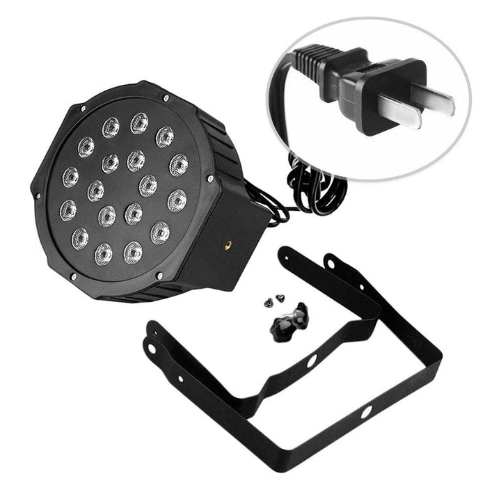 Luz led Audio Rítmica Fiestas Discotecas Multicolor RF 432