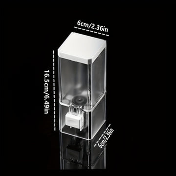 1Pc Dispensador de jabón manual de pared: Máquina de jabón de mano de un solo cabezal para hotel de baño, fácil de usar, ahorra tiempo y esfuerzo Decoraciones de Halloween y Navidad