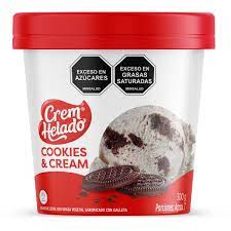 HELADO CREM HELADO 300G COOKIES & CREAM