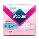TOALLA NOSOTRAS 8U DELGADA CON ALAS