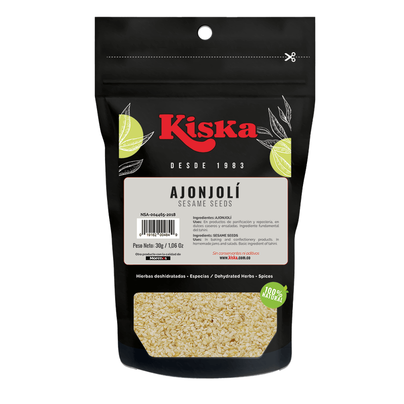 AJONJOLI  KISKA 30G BLANCO