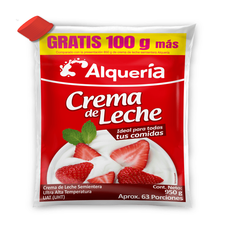 CREMA LECHE ALQUERIA 850G GRATIS 100G