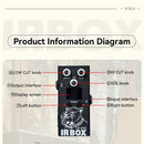 M-VAVE IR-BOX Guitarra Bajo Multi-Efectos 32 Opciones de Preset Disponibles Configuración de Aplicación de Teléfono, EQ de 9 Segmentos, como Efector de EQ Individual, Efecto de Guitarra