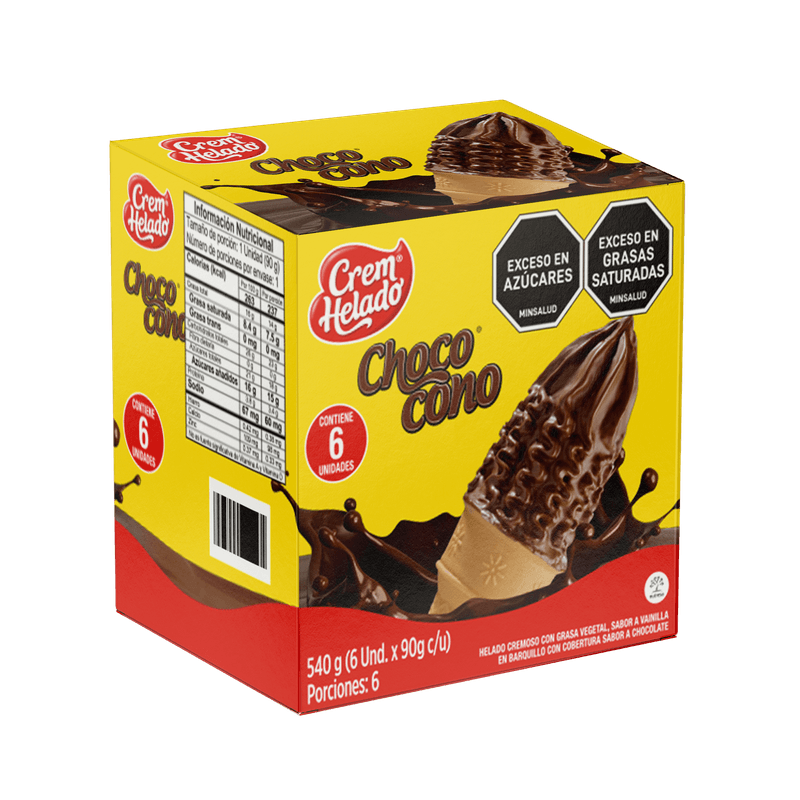 CONO CHOCOCONO 6U 540G